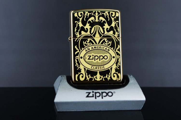 Bật Lửa Zippo 254b American Classic Laser