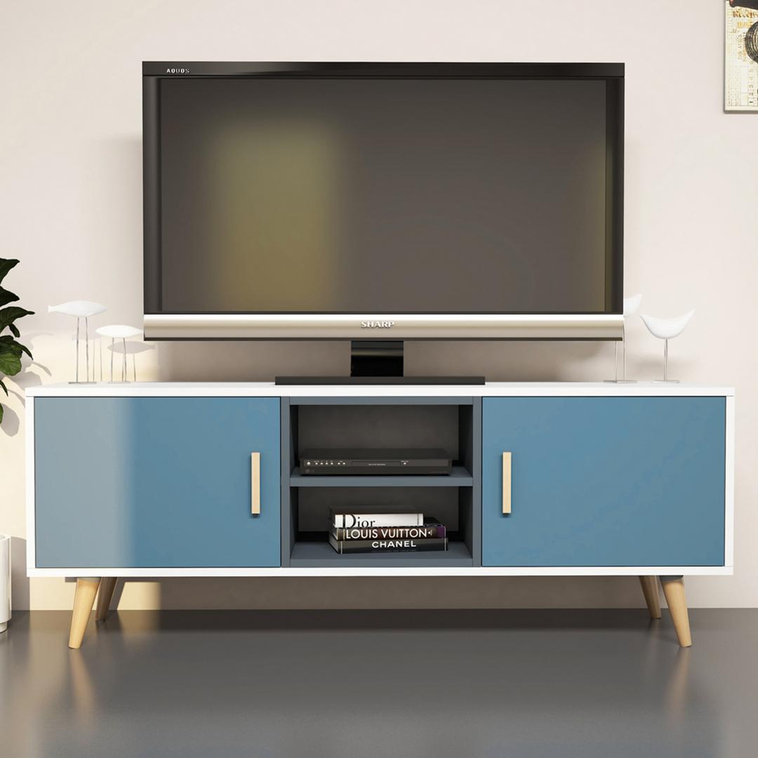 Kệ gỗ tivi đẹp cho phòng ngủ gia đình SMLIFE Tentree