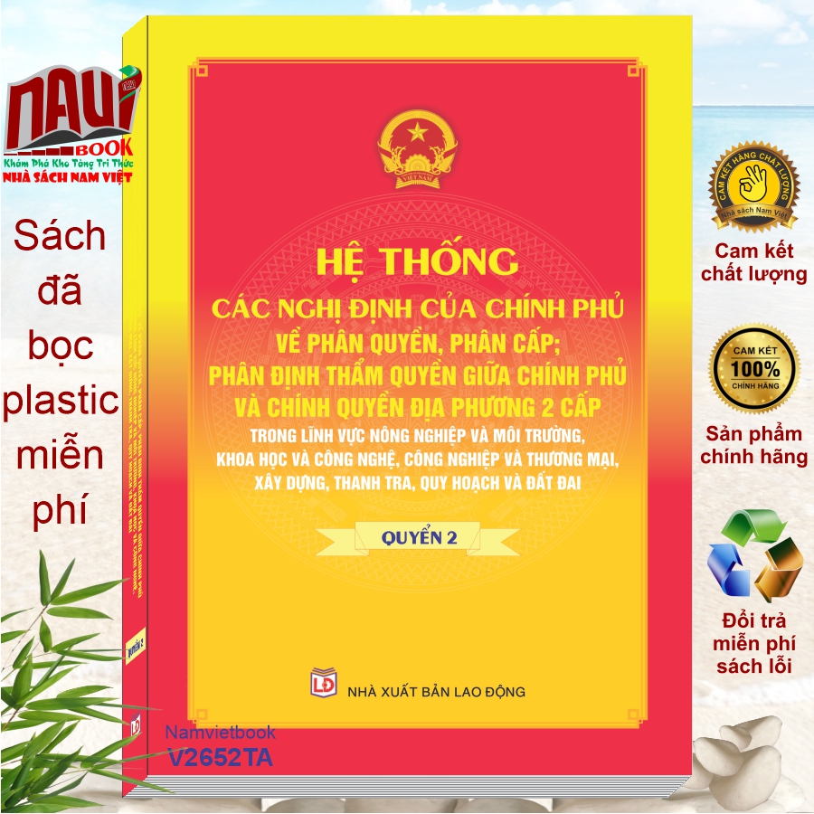Các Nghị Định Về Phân Quyền, Phân Cấp; Phân Định Thẩm Quyền Giữa Chính Phủ Và Chính Quyền Địa Phương 2 Cấp Trong Lĩnh Vực Nông Nghiệp Và Môi Trường, Khoa Học Và Công Nghệ, Công Nghiệp Và Thương Mại, Xây Dựng, Thanh Tra Và Đất Đai