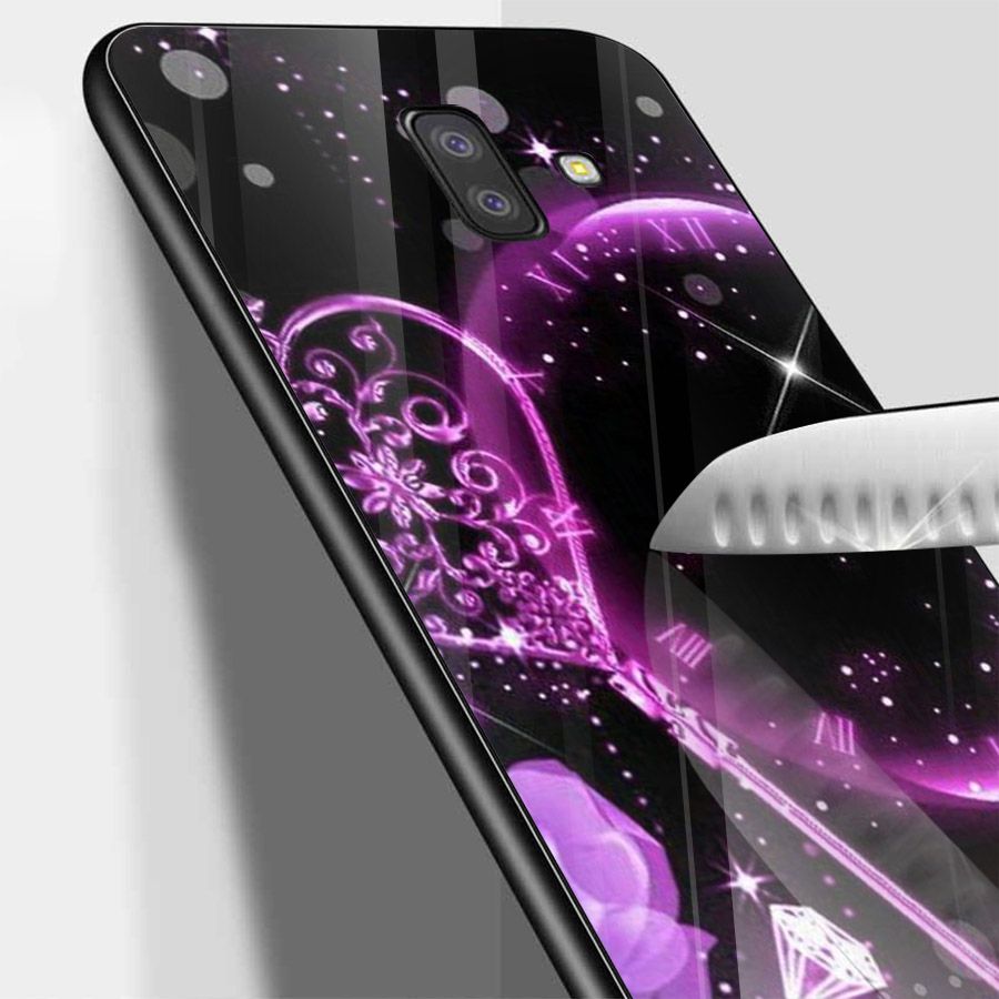 Ốp kính cường lực cho điện thoại Samsung Galaxy J6 - Lung Linh Sắc Màu MS LLSM008