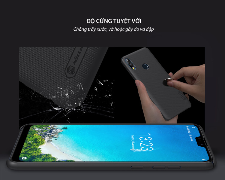 Ốp lưng Asus ZenFone Max Pro M2 (ZB631KL) Nillkin Super Frosted Shield