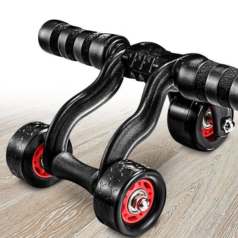 Con Lăn Tập Bụng 4 Bánh + Đệm Lót