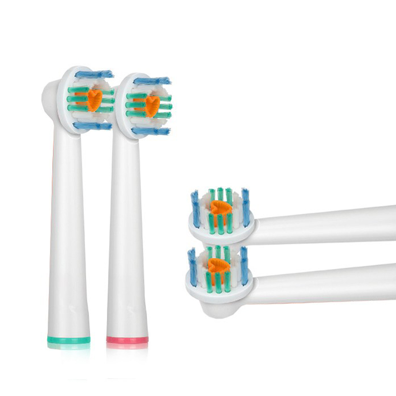 bộ 4 đầu bàn chải đánh răng điện cho mọi loại máy braun oral b ye623 làm sạch răng vôi hóa, nhiều mảng bám - xuất xứ anh 4