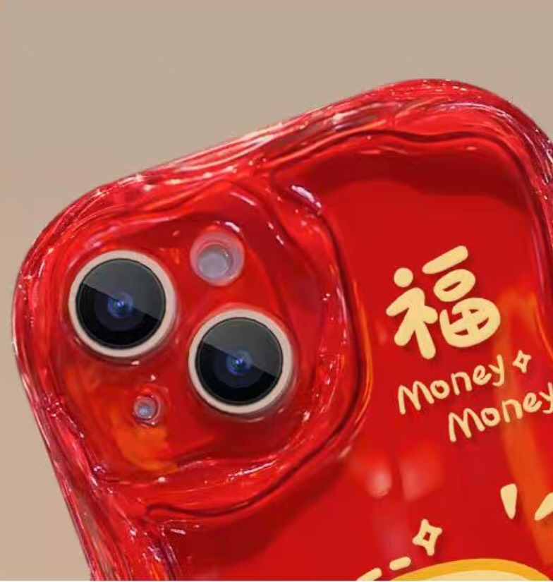 Ốp lưng cho iPhone 15 | 15 Plus | 15 Pro | 15 Pro Max | 14|13|12|11|11Pro Max viền sóng túi thần tài sang trọng Kai Nguyễn( hàng chính hãng)