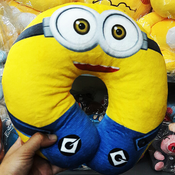 Gối Chữ U Hình Minion U04 (Màu Vàng)