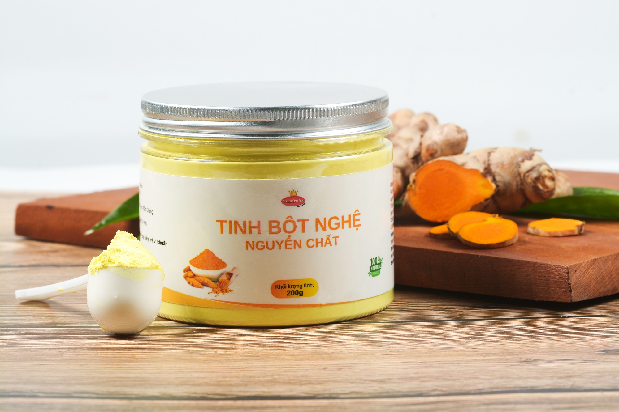 Tinh bột nghệ nguyên chất Vinafruits 500g 6