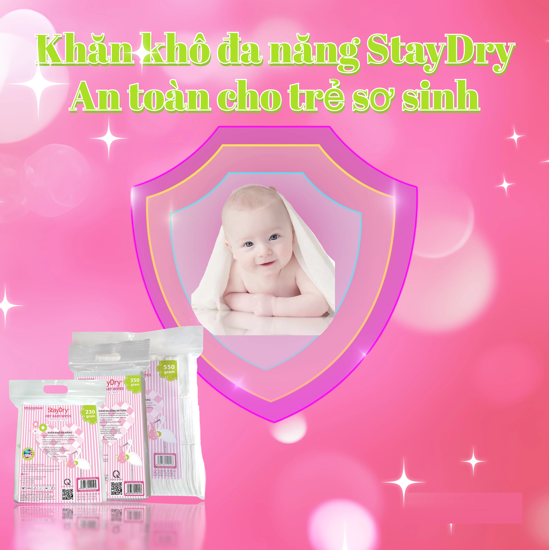 Khăn vải khô đa năng StayDry (550 gram)