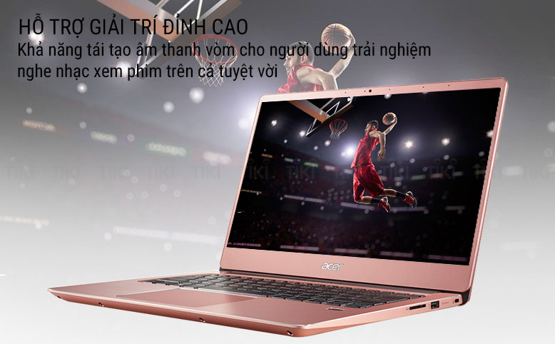 Laptop Acer Swift 3 SF314-57-54B2 NX.HJKSV.001 (Core i5-1035G1/ 8GB DDR4 2666MHz/ 512GB SSD M.2 PCIe/ 14 FHD IPS/ Win10) - Hàng Chính Hãng