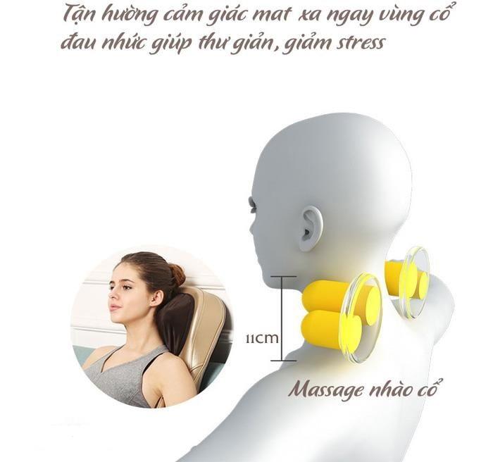 đệm massage toàn thân ayosun 888a10 ( bi và hơi 2021 ) 6