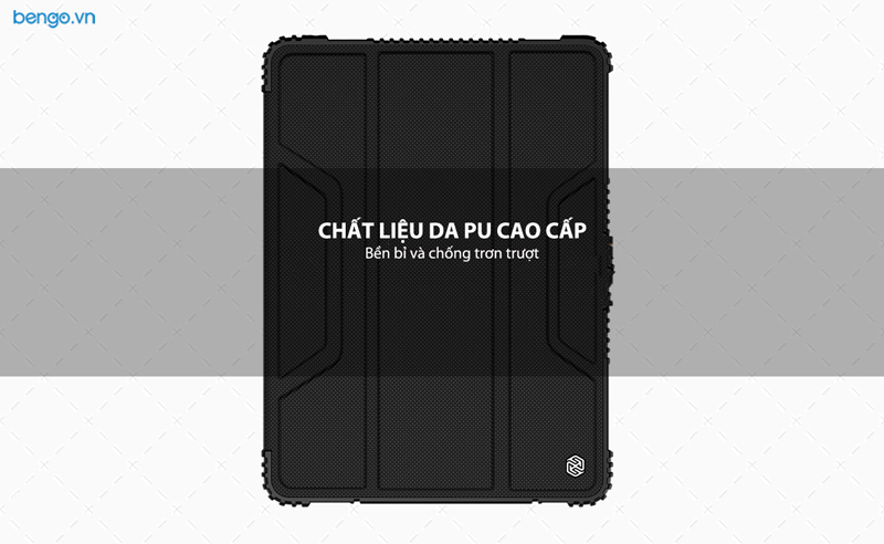 Bao da dành cho iPad Gen 9 2021 NILLKIN Bumper Leather with Pencil Holder- hàng nhập khẩu