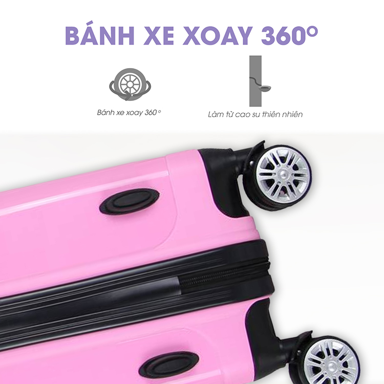 Vali Nhựa Dẻo TRIP PP103 - Hồng