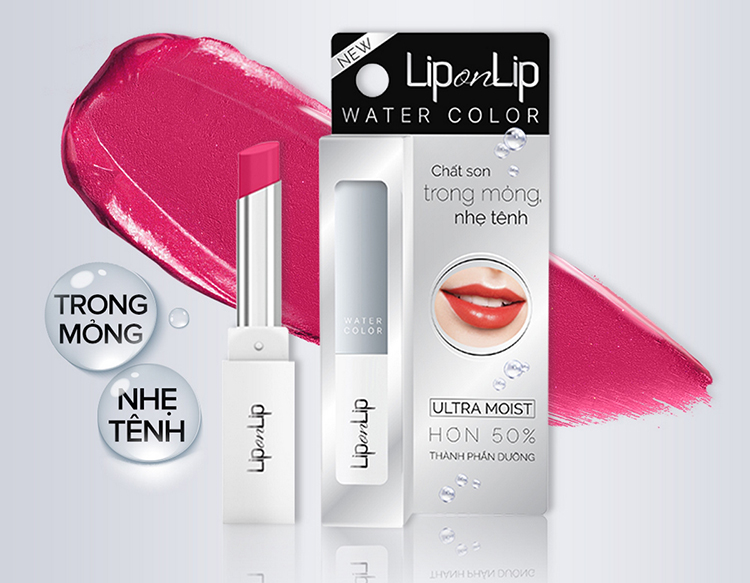 Son trang điểm dưỡng tối ưu Lip On Lip Water Color 2.2g