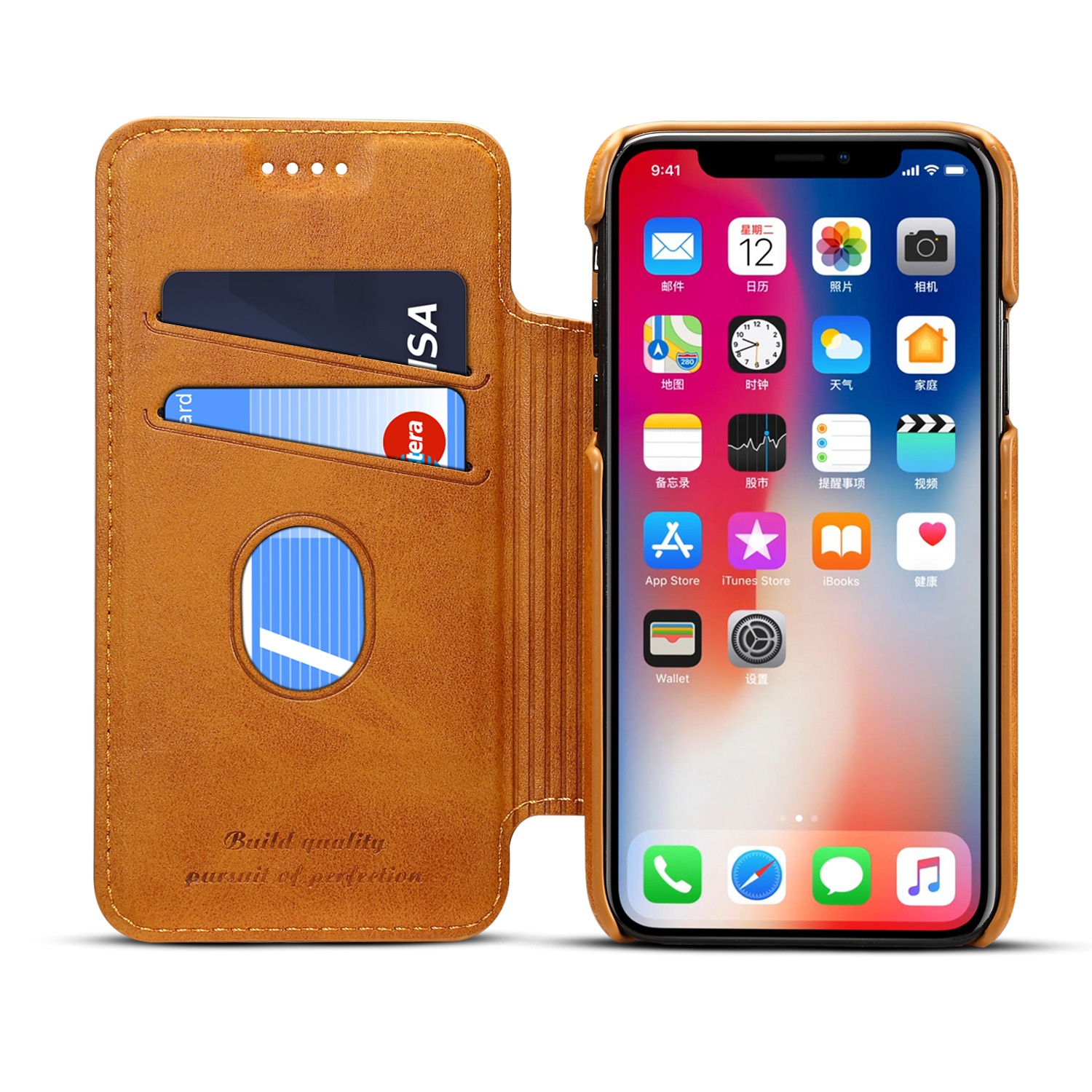 Bao da cao cấp dành cho iPhone 12 Mini / 12 / 12 pro / 12 Pro Max - Hàng chính hãng
