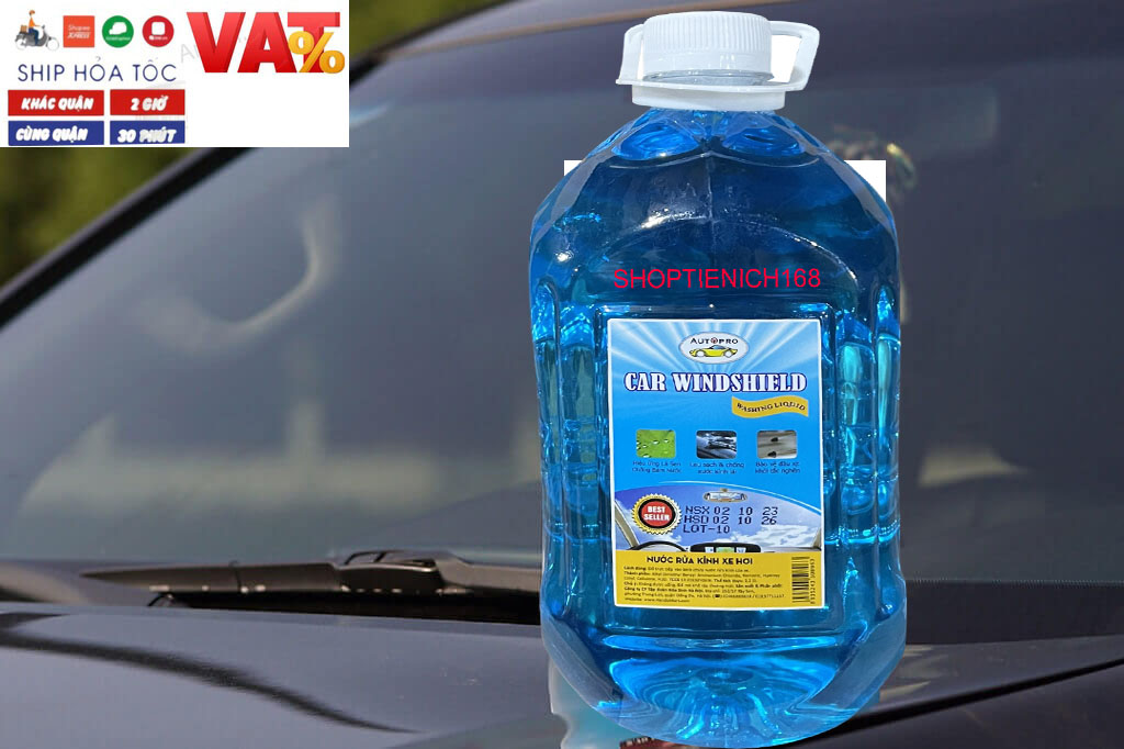 Nước lau kính siêu sạch an toàn Hando 5L hương bạc hà