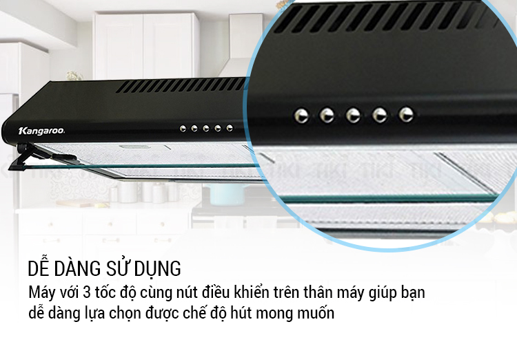 Máy Hút Mùi Cổ Điển Kangaroo KG521 Size 70cm - Hàng chính hãng
