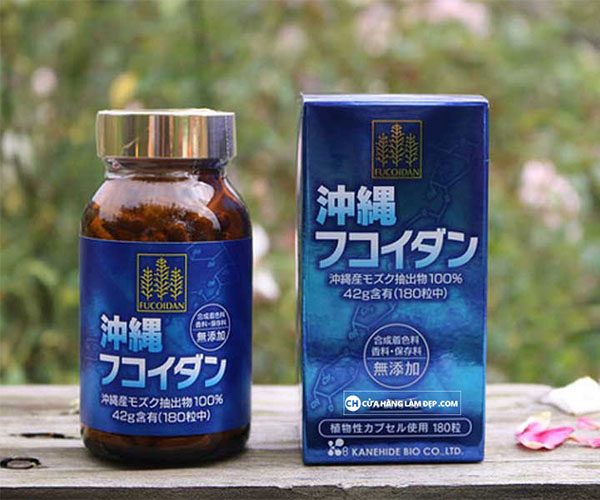 Combo 2 Hộp Okinawa Fucoidan Kanehide Bio Của Nhật Bản (180 Viên x2) Phòng Và Hỗ Trợ Ức Chế Tăng Trưởng Tế Bào Ung Thư, Nâng Cao Đề Kháng, Hệ Miễn Dịch Cho Cơ Thể.