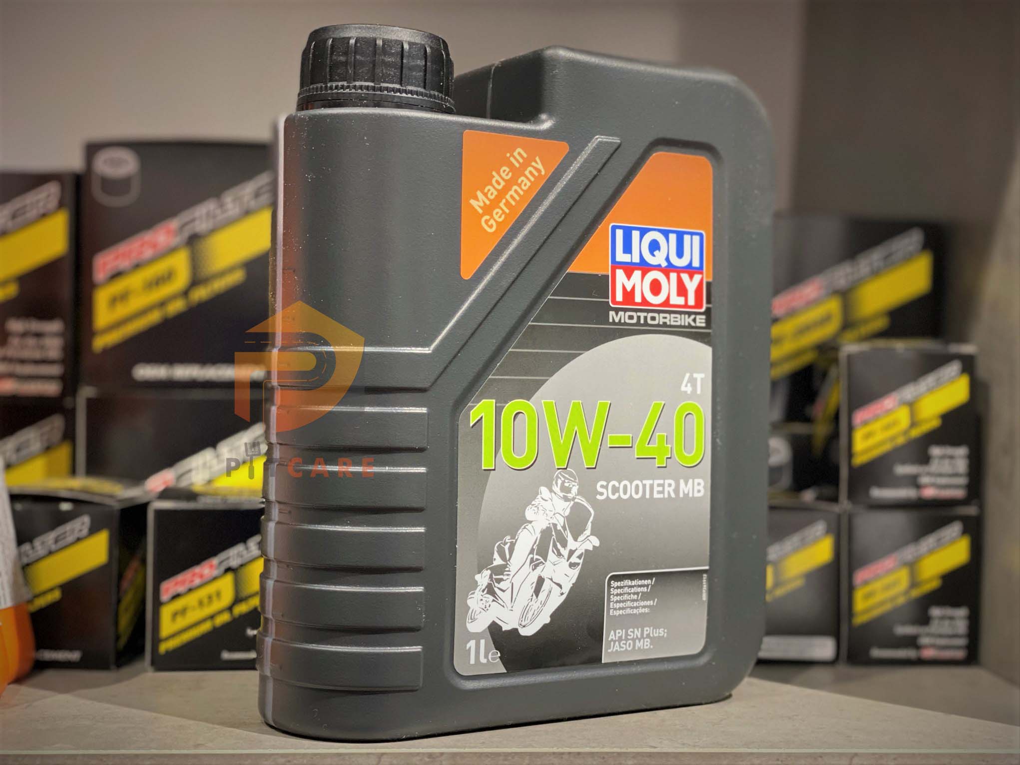 Combo nhớt xe tay ga Liqui Moly Scooter 10W40 20832 1 Lít và nhớt hộp số Liqui Moly Gear Oil Scooter 150ml