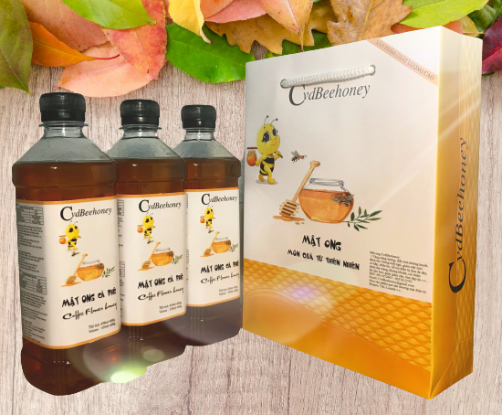 Mật ong hoa cafe 430ml Cvdbeehoney 1