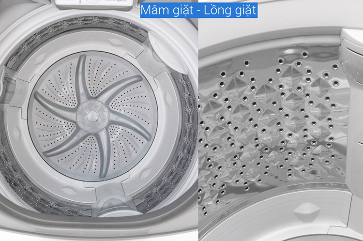 Máy Giặt Cửa Trên Toshiba AW-H1100GV(SM) (10kg) - Hàng Chính Hãng