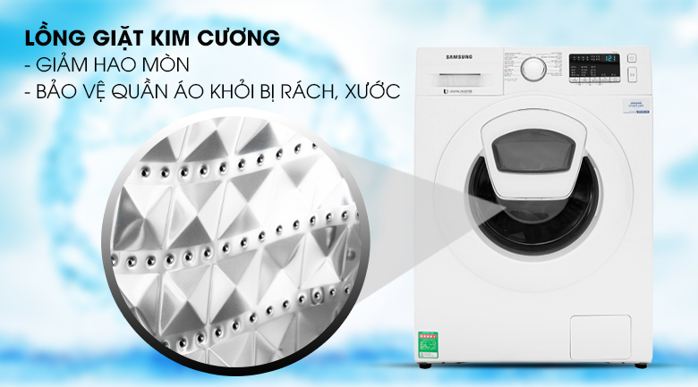 Máy Giặt Cửa Trước Inverter Samsung WW90K44G0YW/SV (9kg) - Hàng Chính Hàng - Chi Giao tại Hà Nội