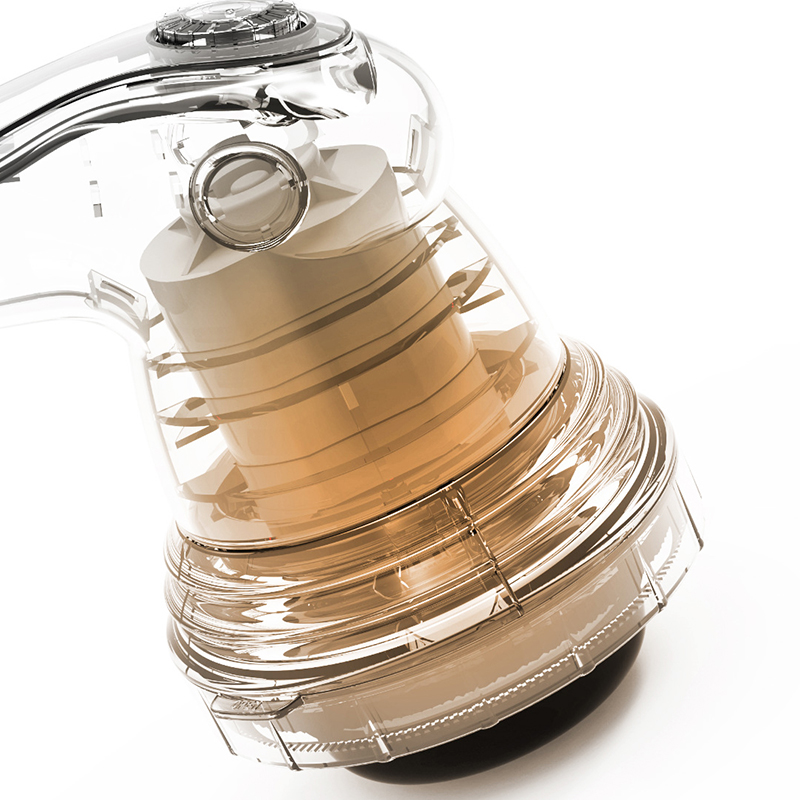 Máy massage bụng cầm tay 4 đầu hồng ngoại Puli PL-605 - Cơ