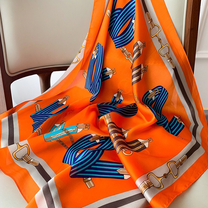 Khăn choàng cổ vuông làm áo thắt nơ làm áo xinh xắn turban bandana vuông size 70x70cm-CHỌN MẪU