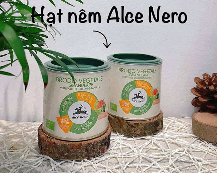 Hạt Nêm Rau Củ Hữu Cơ Alce Nero 120gr