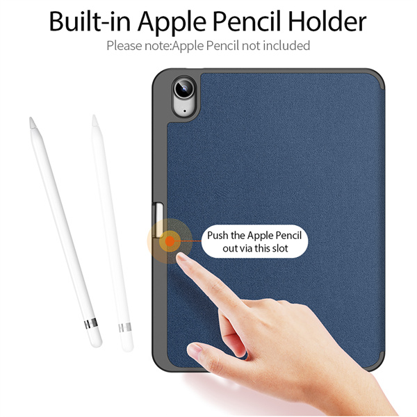 Bao Da Dành Cho iPad Gen 10 10.9 inch/ Gen 11'' A16 2025 Dux Ducis Domo Series Có Khe Cắm Bút, Tự Động Tắt Mở - Hàng Chính Hãng