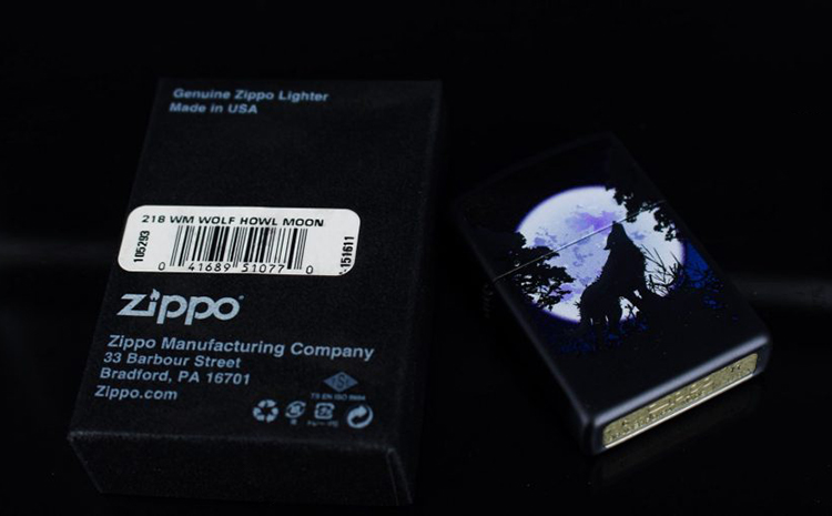 Bật Lửa Zippo 218 Wolf Howl Moon