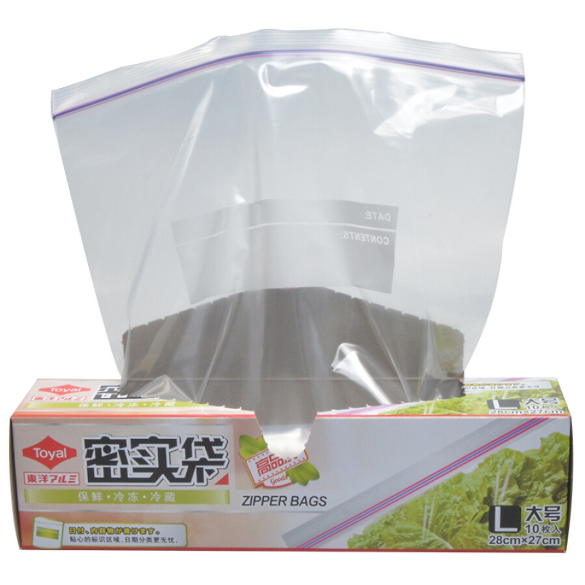 Túi Zip Đựng Thực Phẩm Chống Thấm Nước TOYAL (Hộp 10 Túi x 3 Hộp) Túi Zip Đựng Thực Phẩm Chống Thấm Nước TOYAL (Hộp 10 Túi x 3 Hộp)