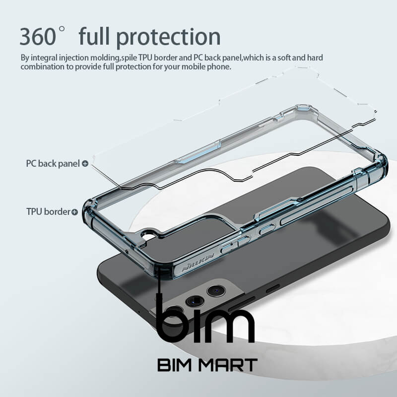 Ốp lưng dành cho Samsung S22 Plus dẻo chống sốc Nillkin TPU Pro - Hàng Chính Hãng