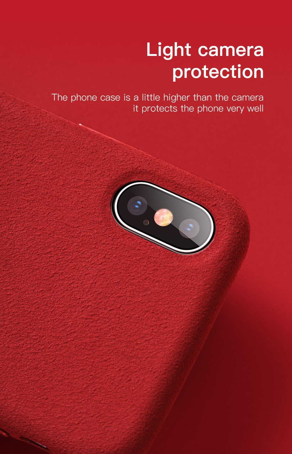 Ốp lưng bọc vải siêu mịn, chống trầy xước Baseus Original Super Fiber Case cho iPhone XS Max (New Model) - Hàng chính hãng