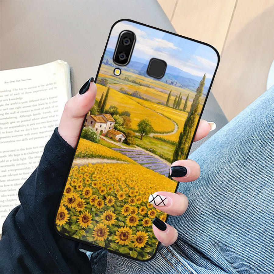 Ốp kính cường lực dành cho điện thoại Samsung Galaxy A7 2018/A750 - A8 STAR - A9 STAR - A50 - phong cảnh - canh001