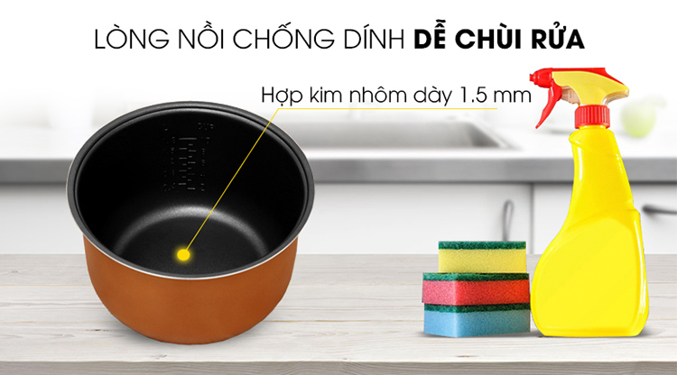 Nồi Cơm Điện Tử Comfee 1.8 lít CR-FD1820C - Hàng Chính Hãng
