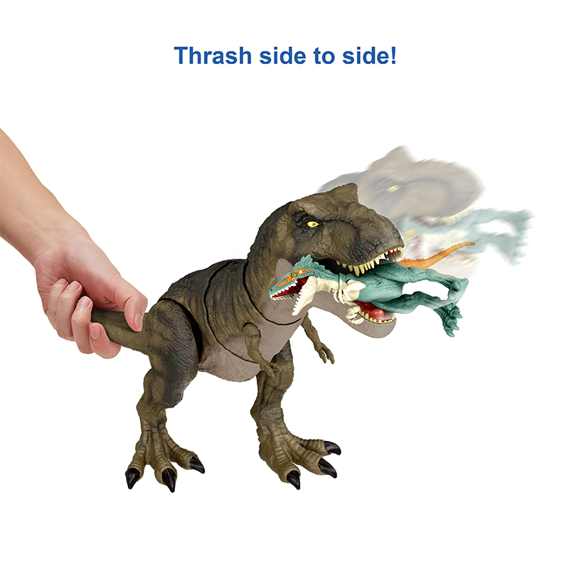 đồ chơi jurassic world mattel khủng long bạo chúa t-rex hdy55 5