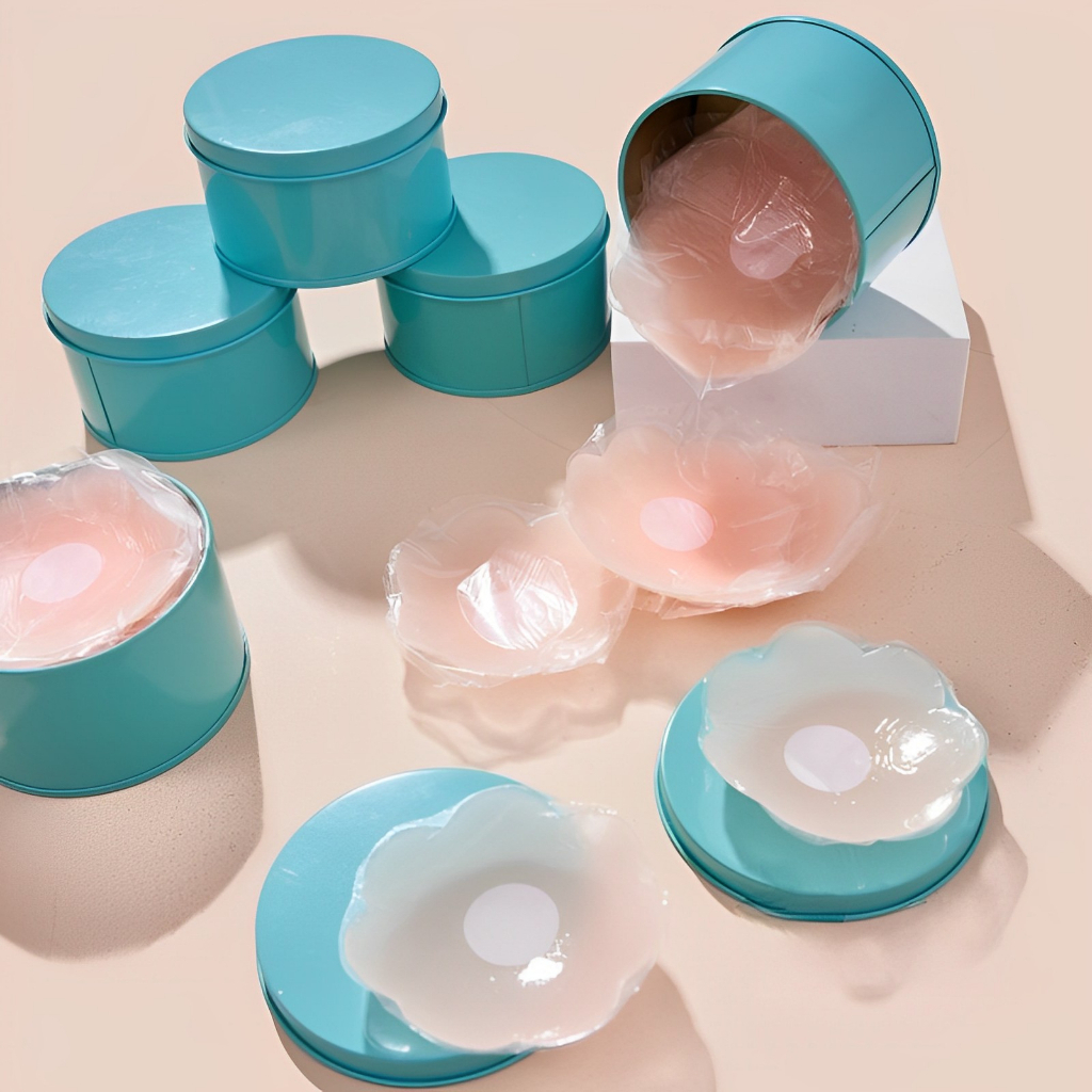 10 Miếng Dán Ngực Silicon - Miếng Dán Ti Tàng Hình có thể tái sử dụng - HENRYSA