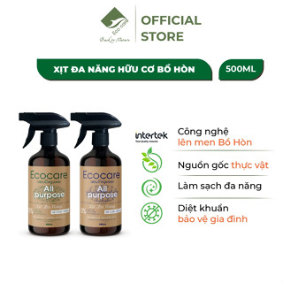 Nước xịt lau bàn ăn hữu cơ Bồ hòn tinh dầu Quế 500ml