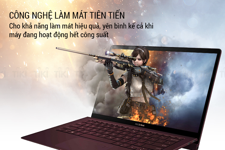 Laptop Asus Zenbook S UX391UA-ET081T Core i7-8550U/Win 10 (13.3" FHD IPS, 100% sRGB) - Hàng Chính Hãng
