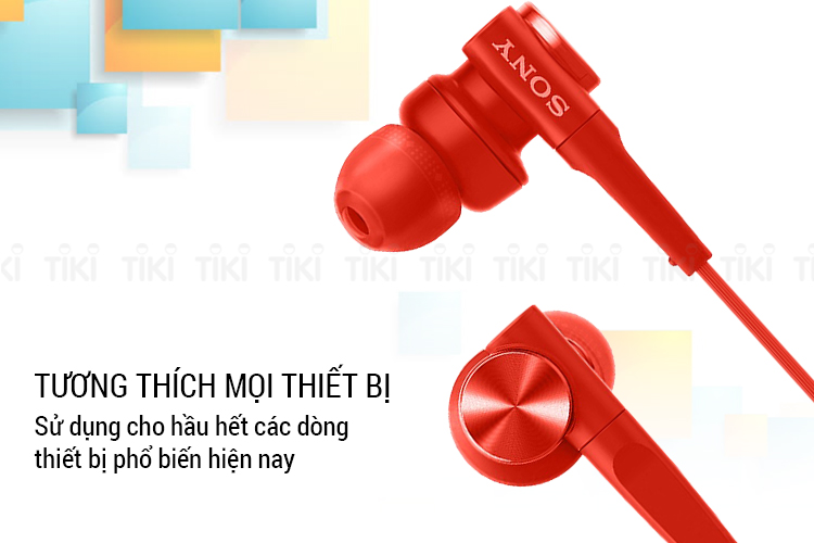 Tai Nghe Nhét Tai Sony ExtraBass MDR-XB55AP - Hàng Chính Hãng