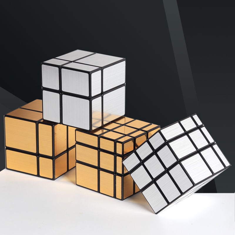 [hàng cao cấp - nano tráng gương] rubik biến thể mirror cube 3x3, rubic gương có chọn màu dododios 2