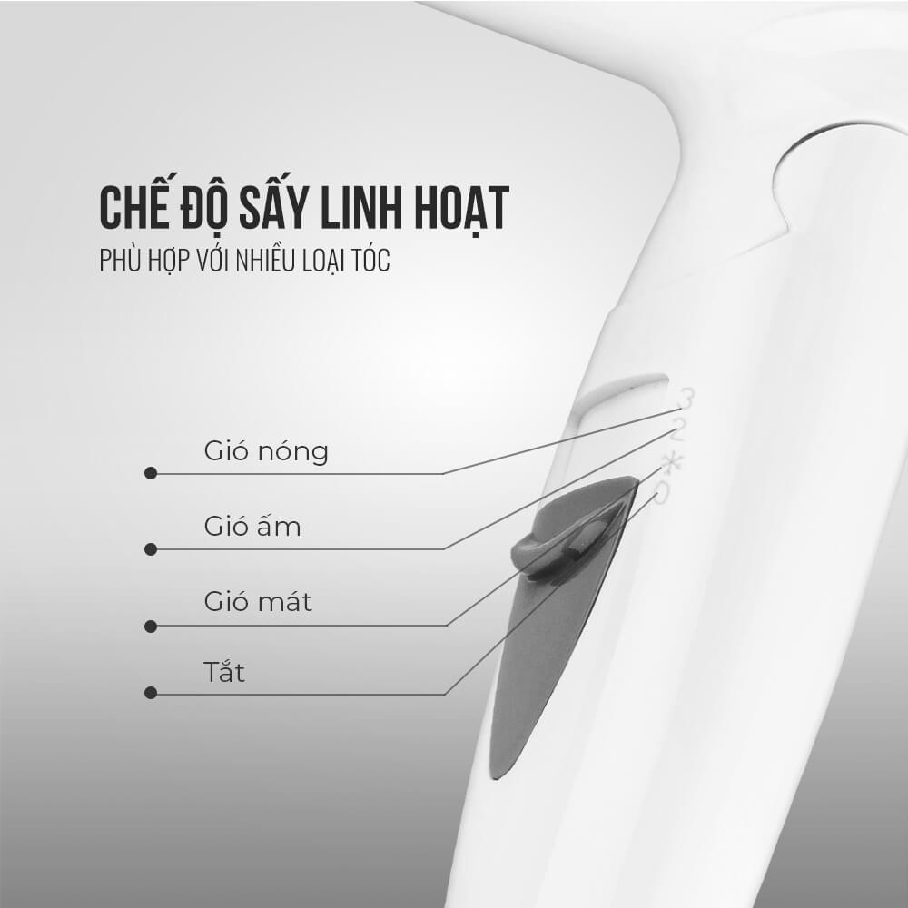 Máy sấy tóc Elmich HDE-1812 - Hàng Chính Hãng