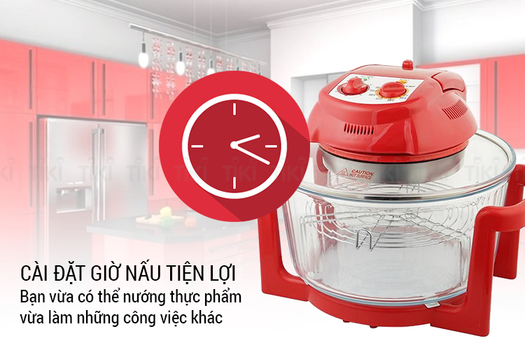 Lò Nướng Thủy Tinh Bằng Đèn Halogen Tiger Queen AX-787MHV - 11L