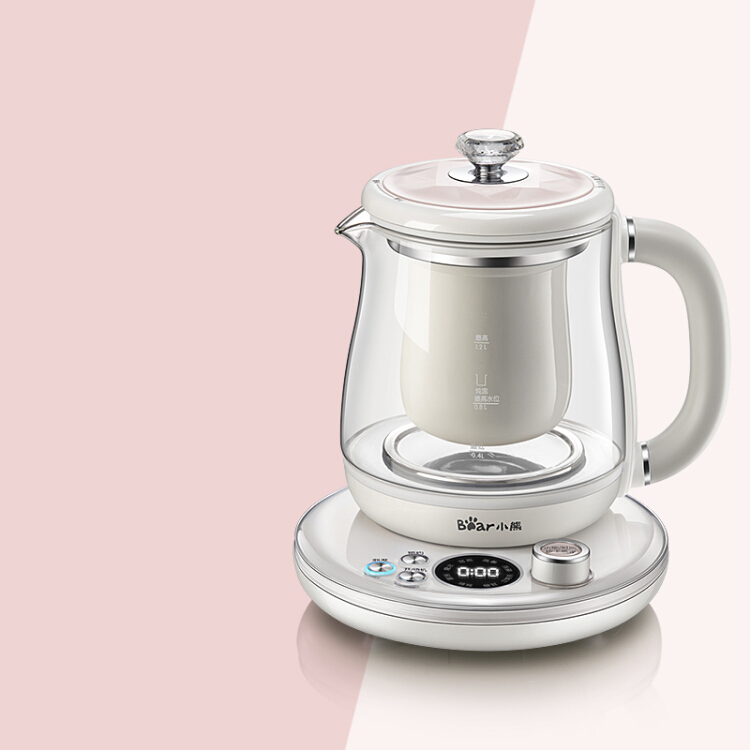 Bear (Bear) health pot 1.2L with bird's nest stew pot ceramic household bird's nest pot automatic glass thickening insulation electric kettle YSH-C12B1