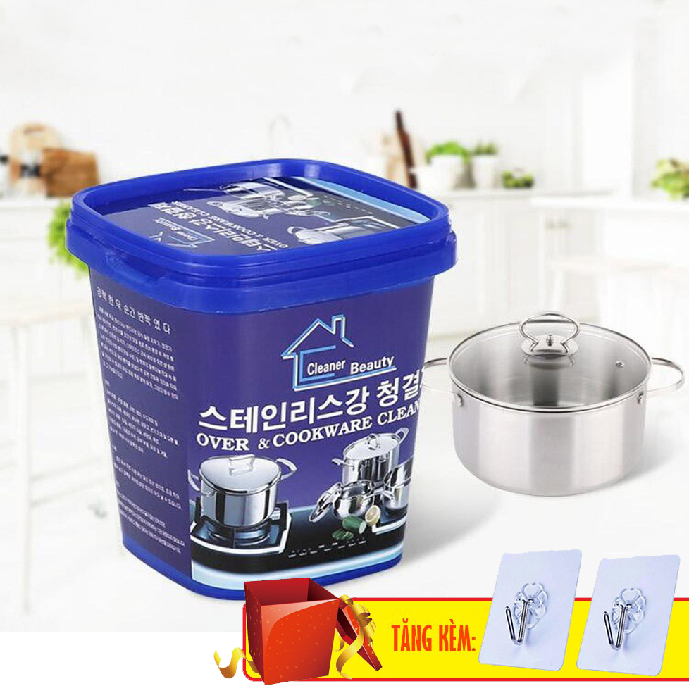 kem tẩy rửa đa năng nhà bếp oven cookware cleaner 500g kèm 02 móc dán treo 1