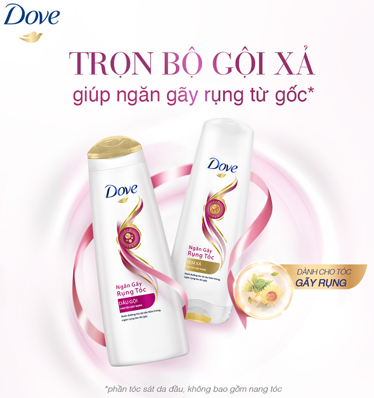 Kem Xả Dove Ngăn Gãy Rụng Tóc 320gr