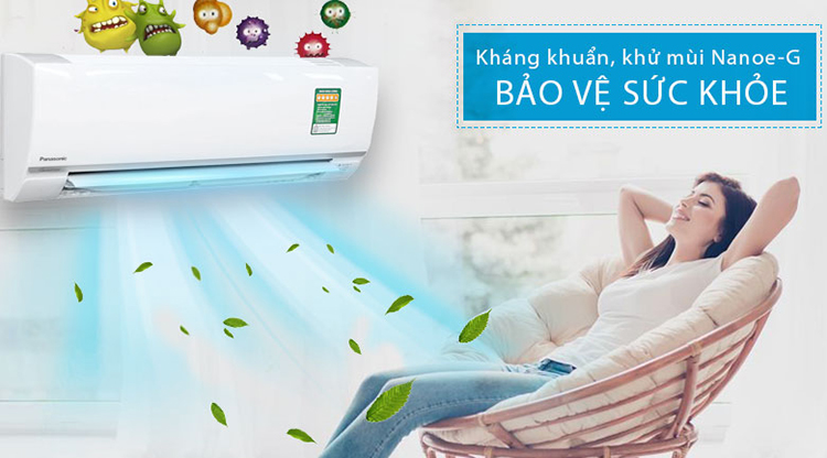Điều Hòa Inverter Panasonic CU/CS-PU9TKH-8 (8.530 BTU) - Hàng Chính Hãng
