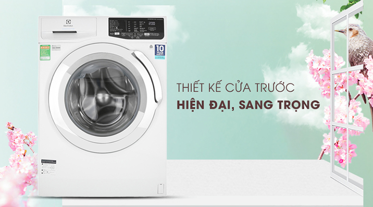 Máy Giặt Cửa Trước Inverter Electrolux EWF9025BQ (9kg) - Hàng Chính Hãng