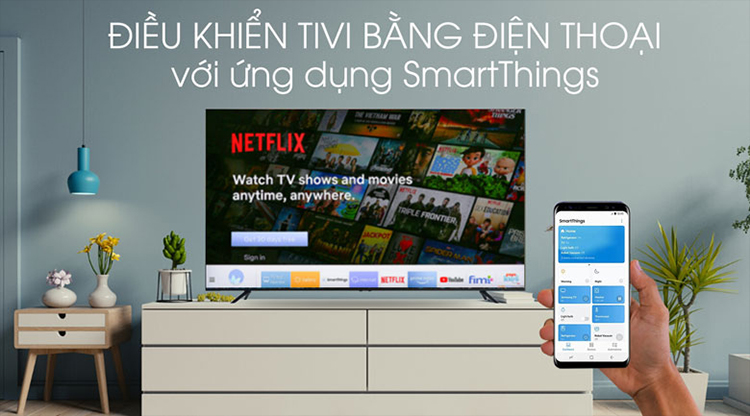 Smart Tivi Samsung 4K 75 inch UA75TU8100 - Hàng chính hãng