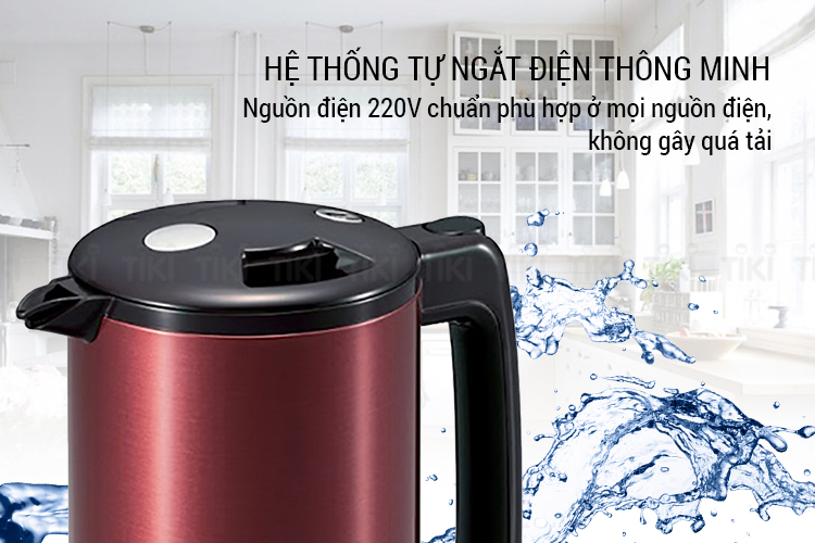 Bình Đun Siêu Tốc Tiger PCD-A10W (1 lít) - Màu Đỏ