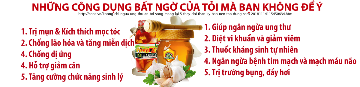 Mật Ong Ngâm Tỏi Ta 100%  - Bí quyết giữ thanh xuân: Sức khỏe & Sắc đẹp & Sung mãn - 100ML